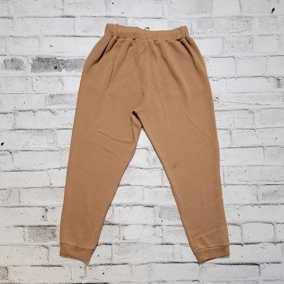 Zara Knit Tan Joggers - Picture 3 of 10